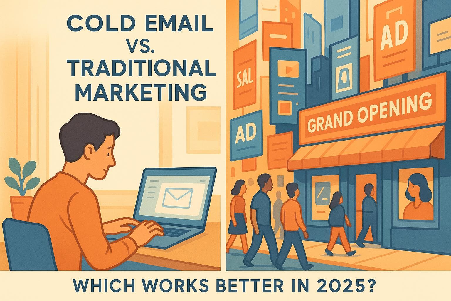 Cold Email vs. Traditional Marketing: Which Works Better in 2025?