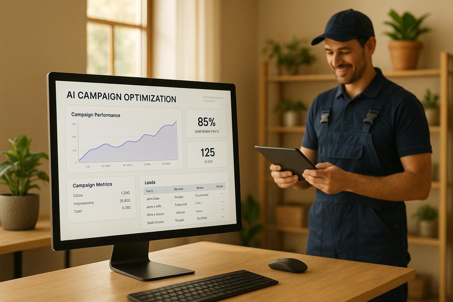 AI Campaign Optimization for Local Service Businesses
